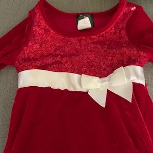 Santa toddler dress